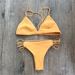 SIE Swim Set- Xtra Small - Yellow/Orange